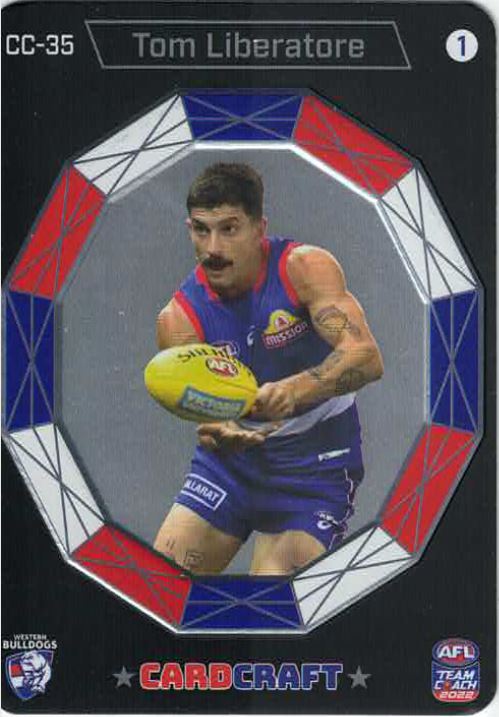 2022 Teamcoach Craft Card Action CC-35 (1) Tom LIBERATORE (WB)